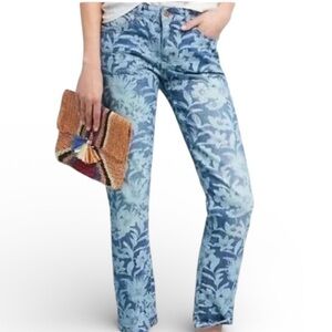 Anthropologie Pilcro and the Letterpress Floral Slim Jeans